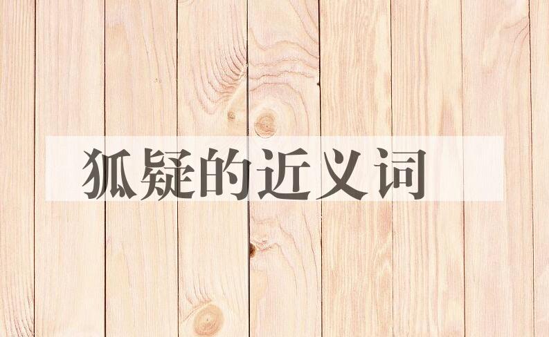 用狐疑造句