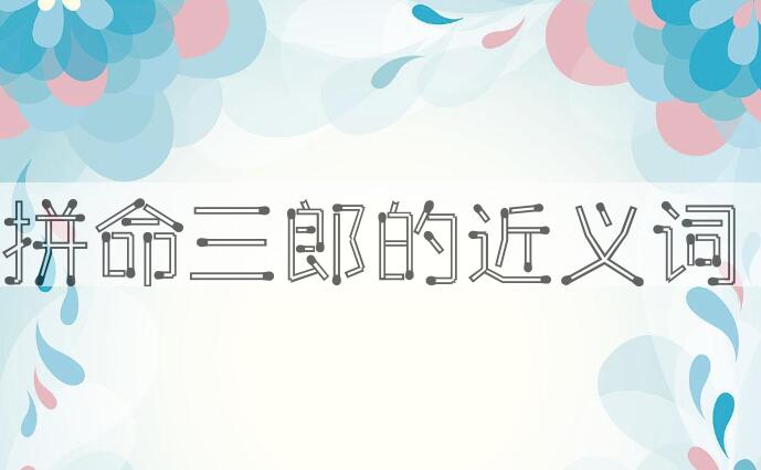 用拼命三郎造句