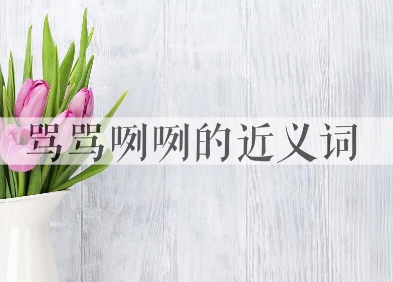 用骂骂咧咧造句