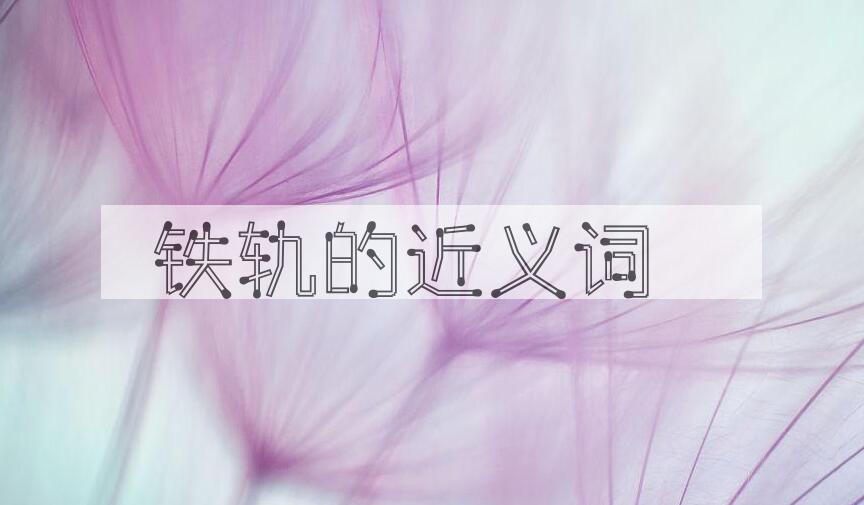 用铁轨造句