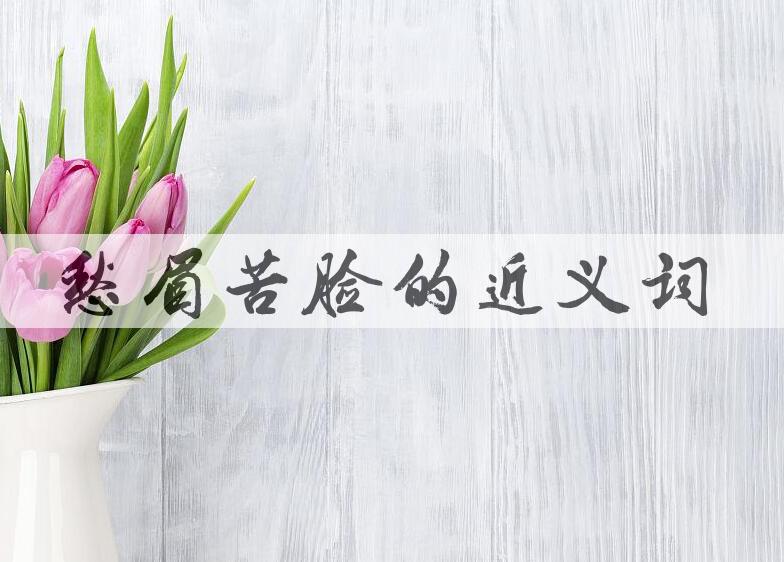用愁眉苦脸造句