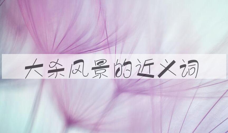 用大杀风景造句