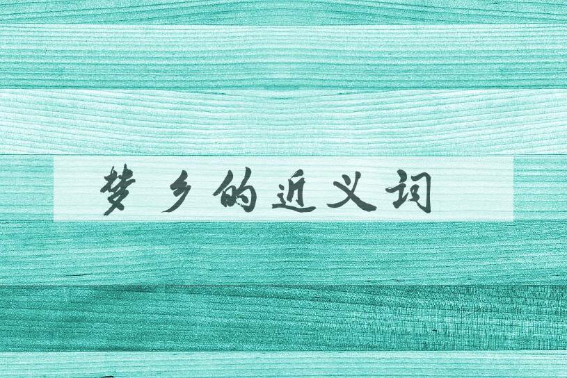 用梦乡造句