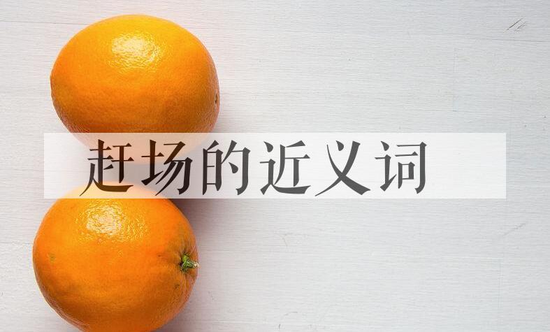 用赶场造句
