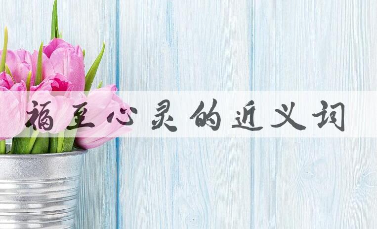 用福至心灵造句