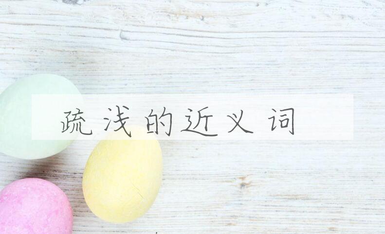用疏浅造句