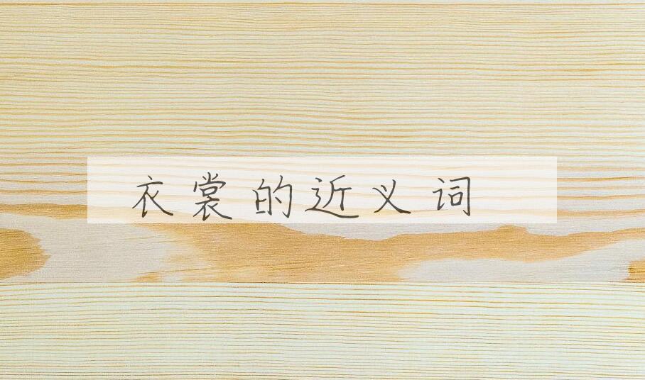 用衣裳造句