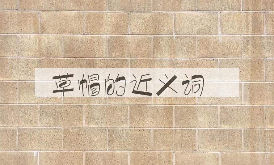 用草帽造句