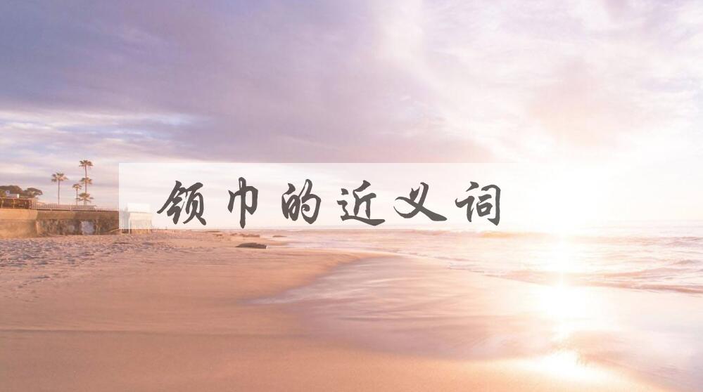 用领巾造句