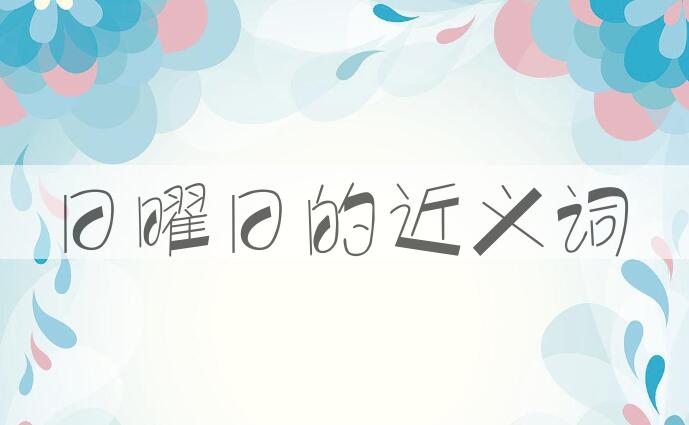 用日曜日造句