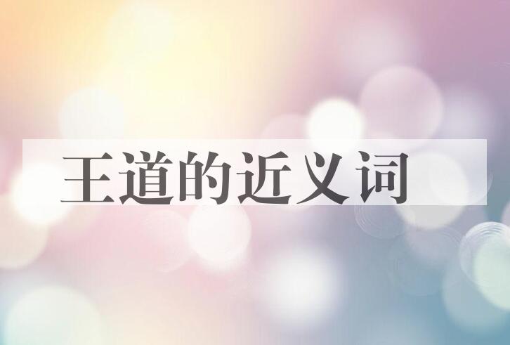 用王道造句