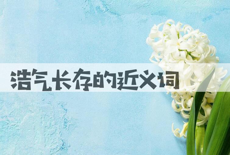用浩气长存造句