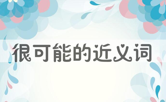 用很可能造句