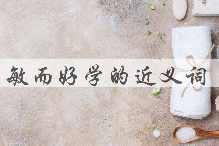 用敏而好学造句