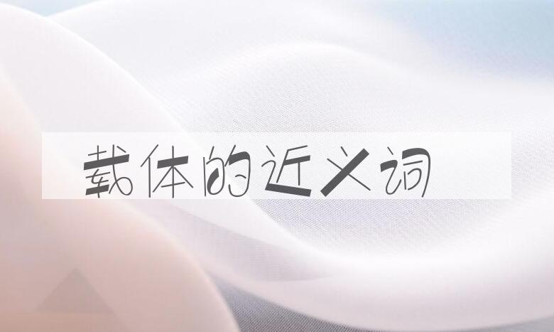 用载体造句