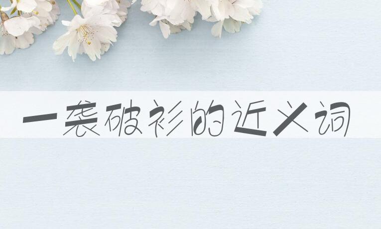 用一袭破衫造句