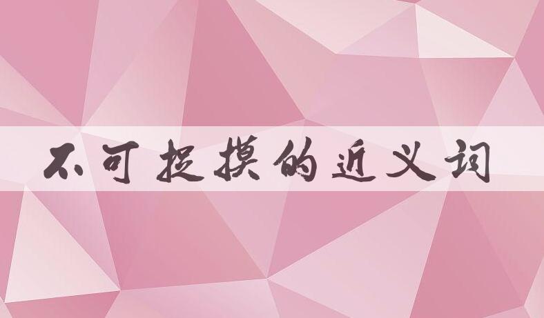 用不可捉摸造句