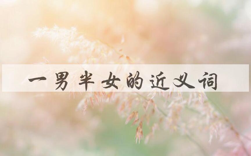 用一男半女造句
