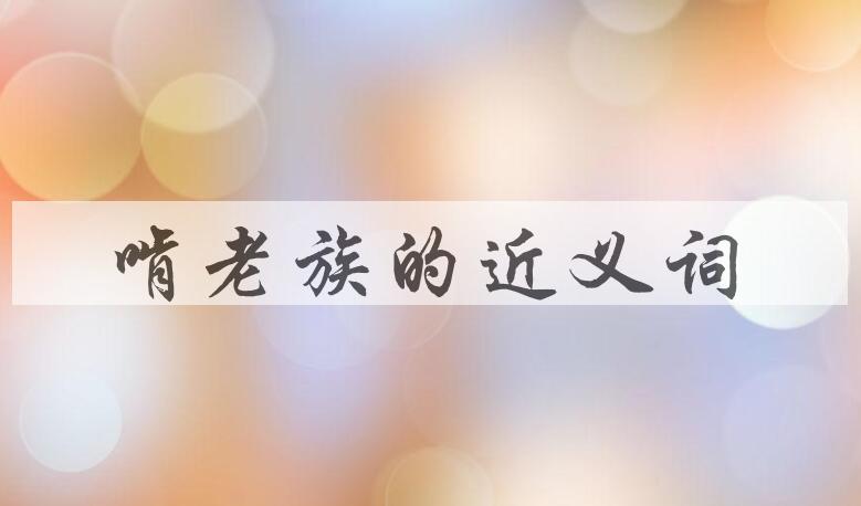 用啃老族造句
