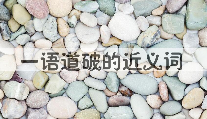 用一语道破造句