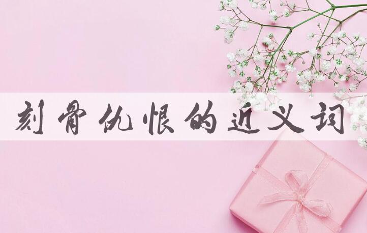 用刻骨仇恨造句