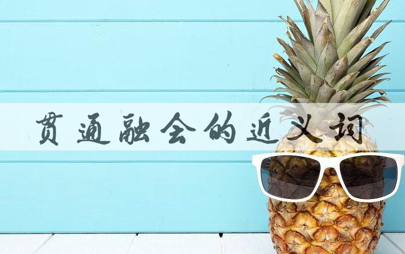 用贯通融会造句