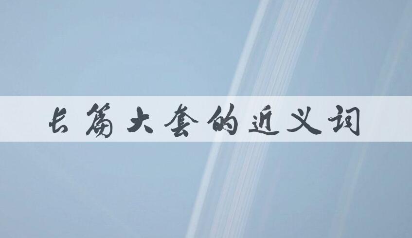 用长篇大套造句