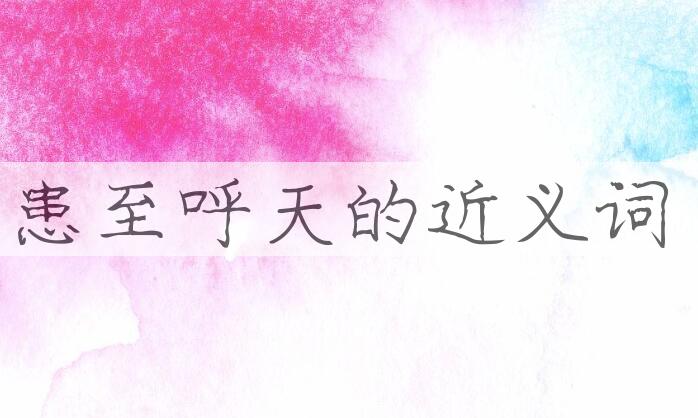 用患至呼天造句