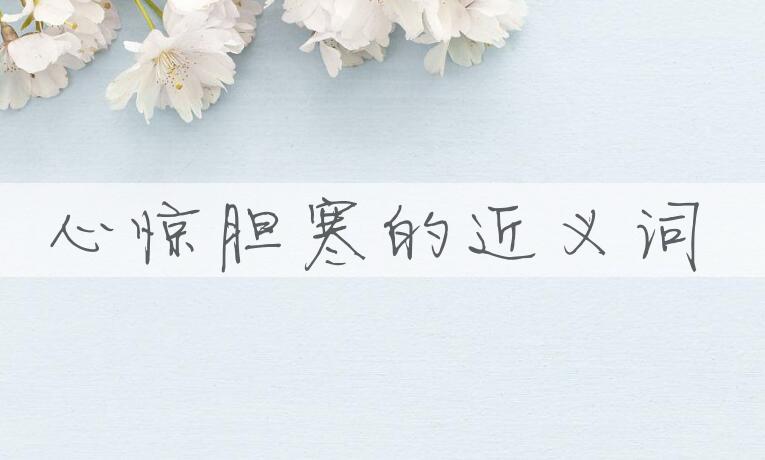 用心惊胆寒造句