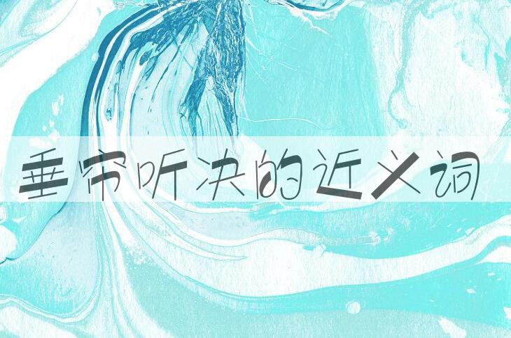 用垂帘听决造句