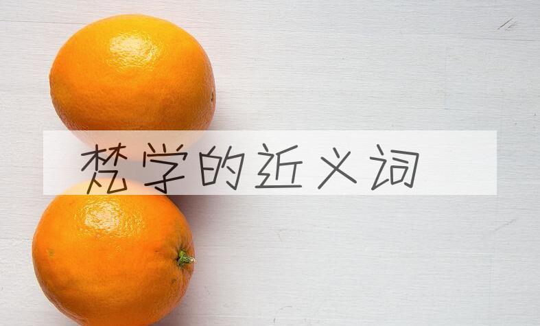 用梵学造句