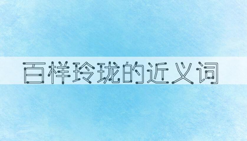 用百样玲珑造句
