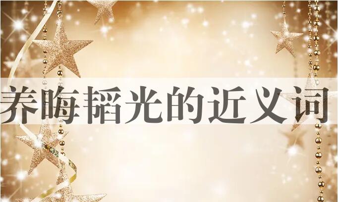用养晦韬光造句