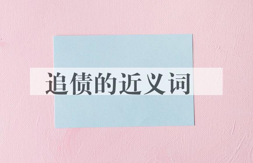 用追债造句