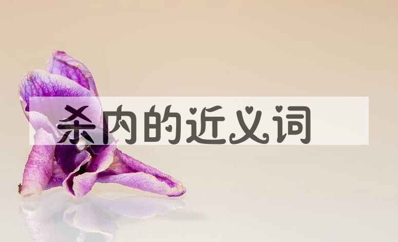 用杀内造句