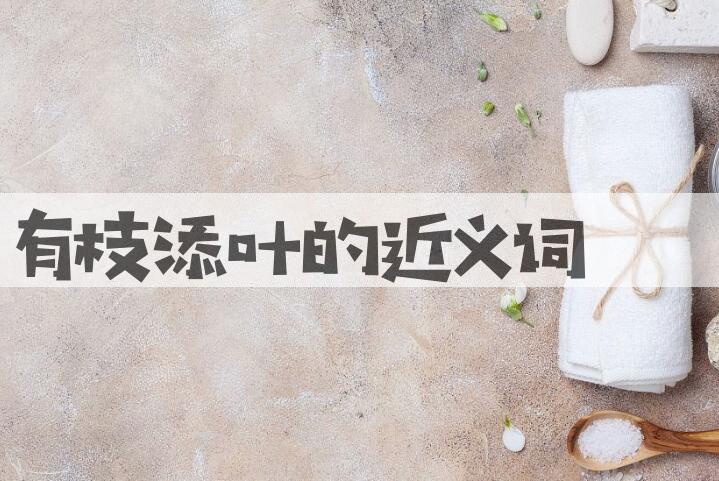用有枝添叶造句