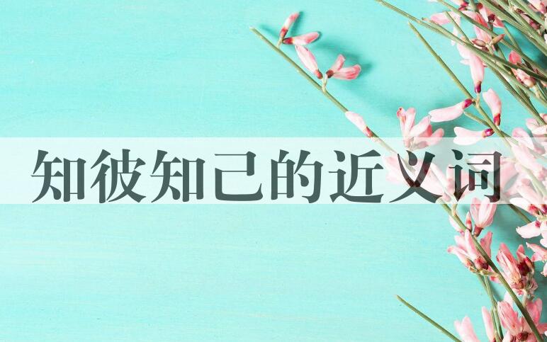 用知彼知己造句