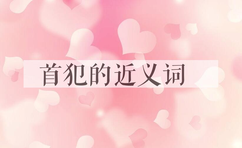 用首犯造句