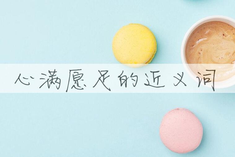 用心满愿足造句