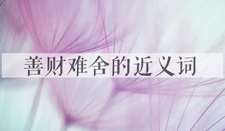 用善财难舍造句