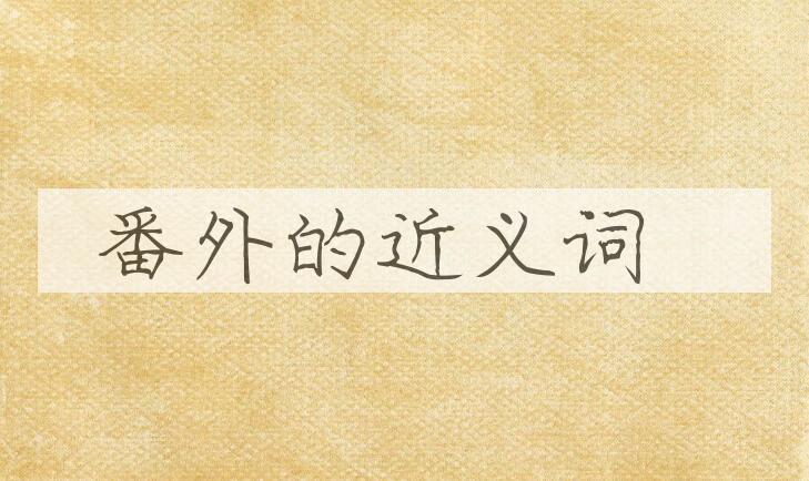 用番外造句