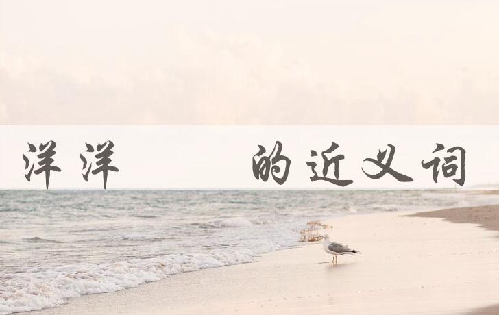用洋洋纚纚造句