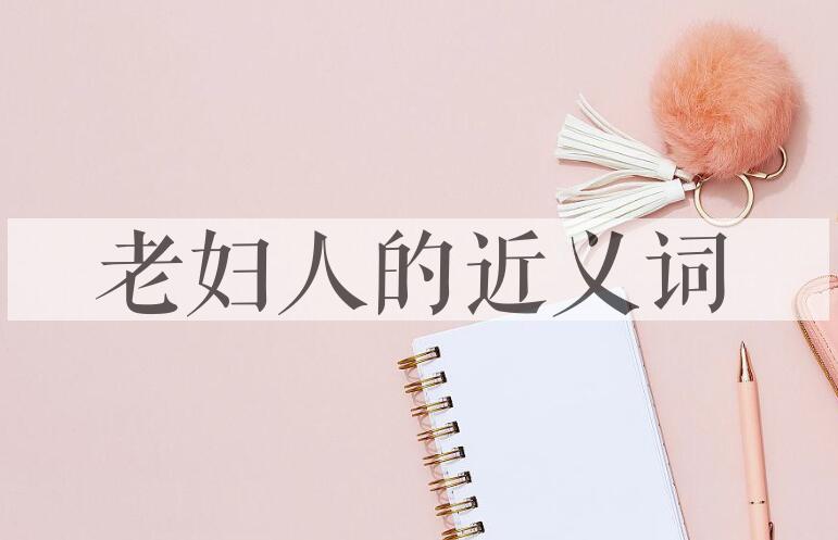 用老妇人造句