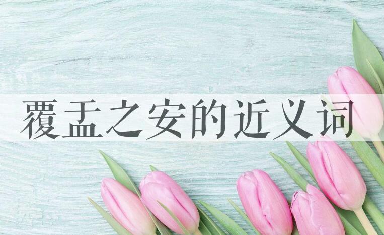 用覆盂之安造句