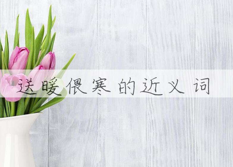 用送暖偎寒造句