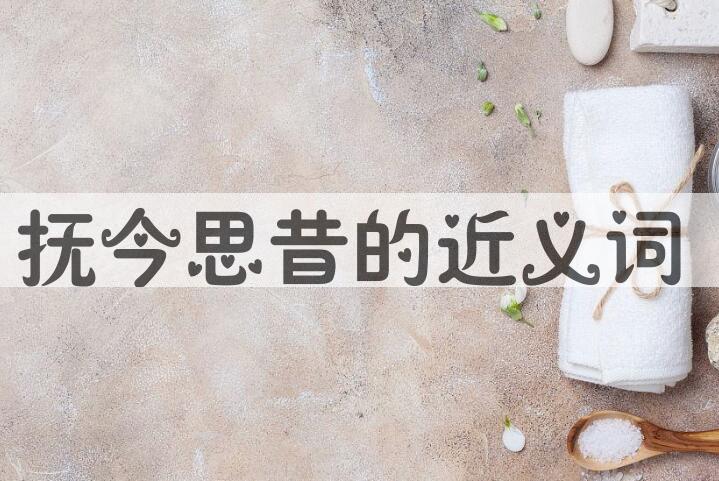 用抚今思昔造句