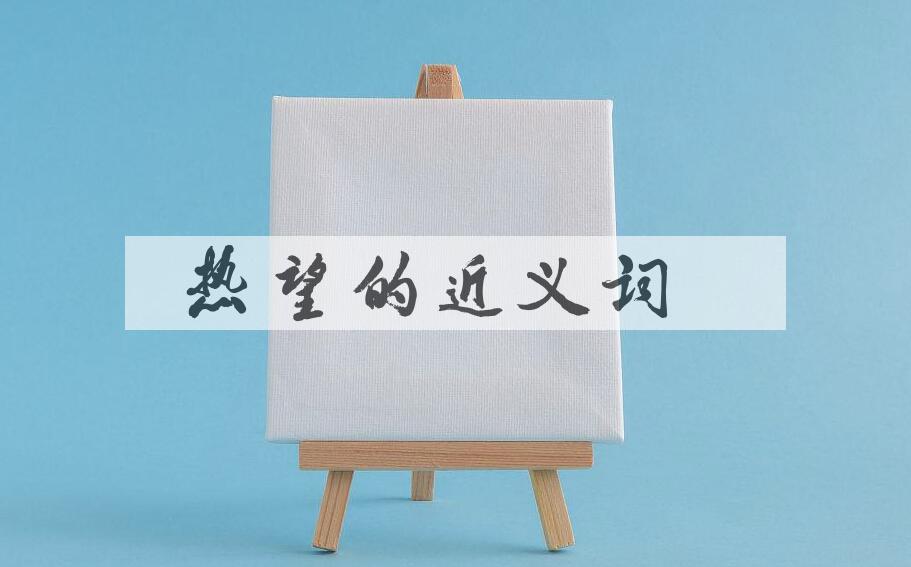 用热望造句