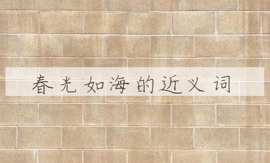 用春光如海造句