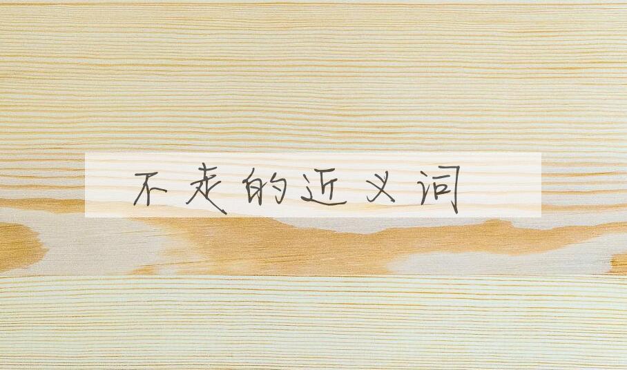 用不走造句