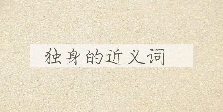 用独身造句